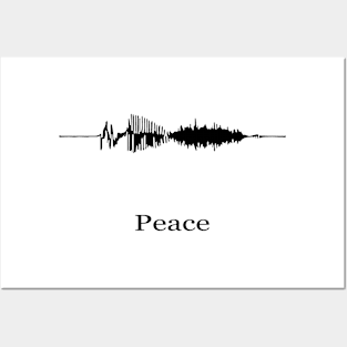 Waveform - Peace Posters and Art